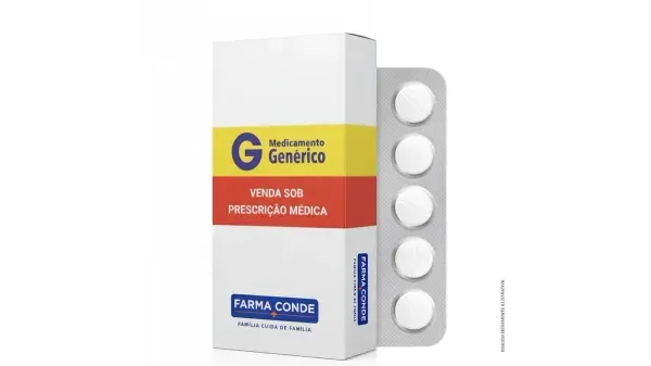 Losartana Potássica 50mg + Hidroclorotiazida 12,5mg Ranbaxy Genérico Caixa 30 Comprimidos Revestidos